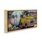 Stupell Industries Dogs Driving Camper Van Framed Floater Canvas Wall Art